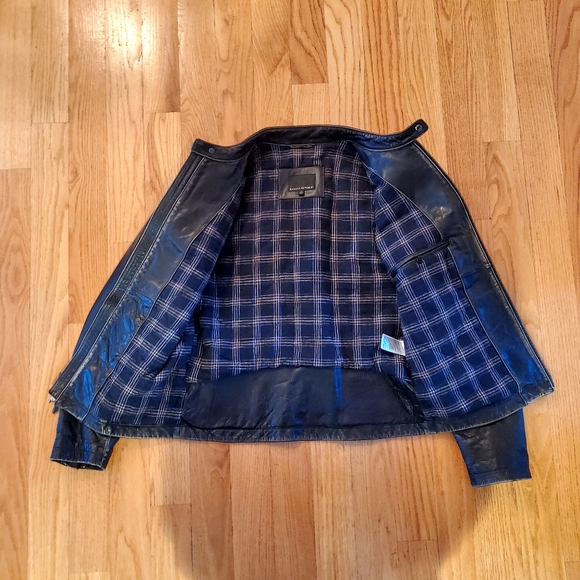 Banana Republic Leather Café Racer - Black (M) - Picture 2 of 7